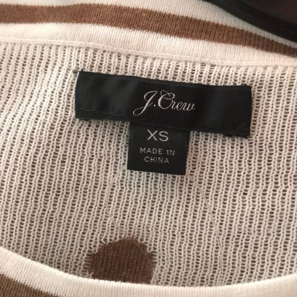 J. Crew NEW Polka Dot Crew Neck Pullover Size XS - Picture 5 of 8